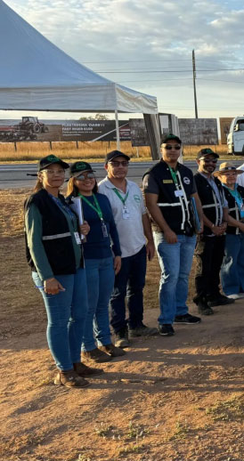 Equipe em atividade institucional no oeste baiano